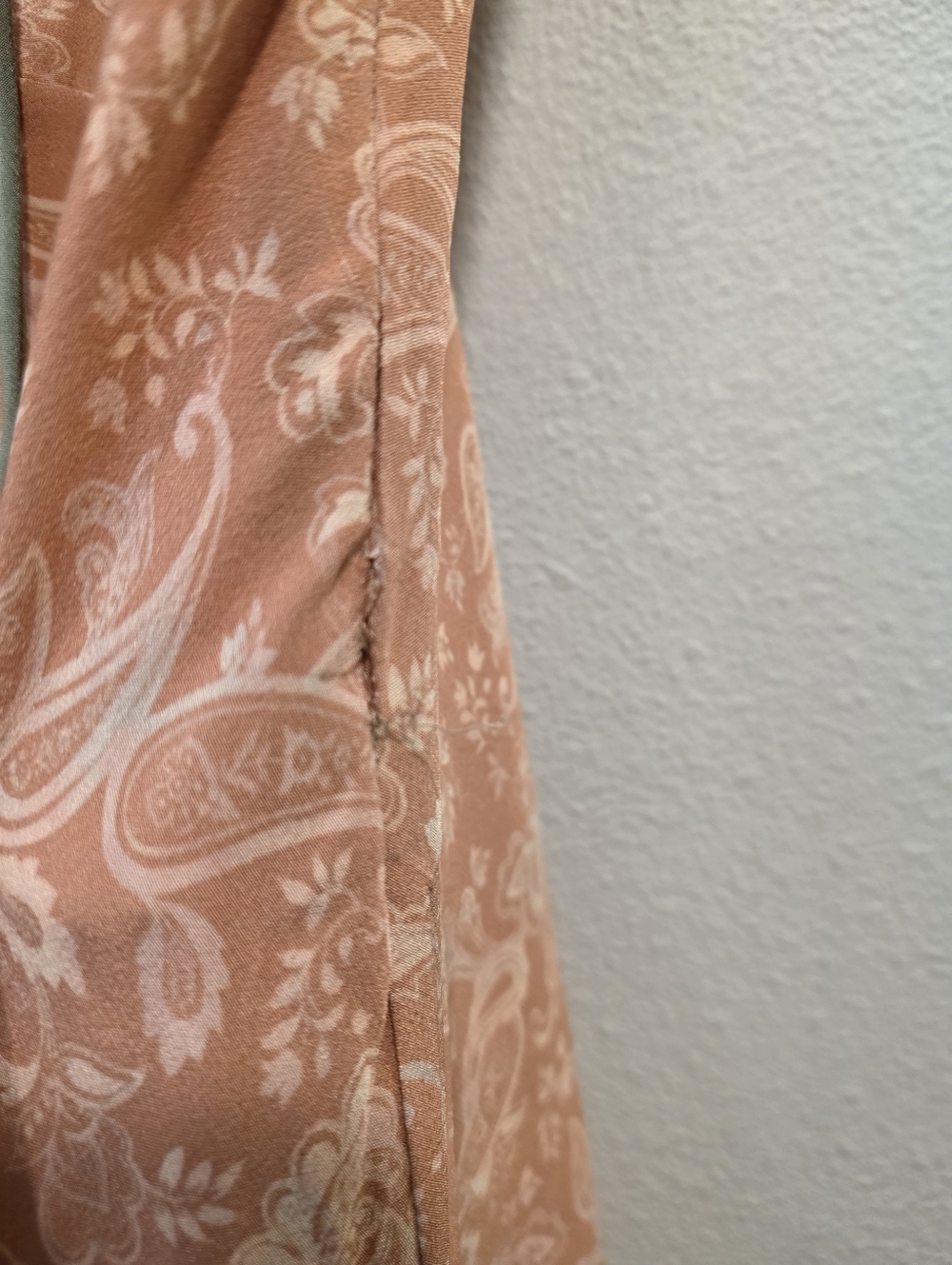 Realisation Par Inez Dazed Paisley Blush Silk Mini Dress - Picture 8 of 10